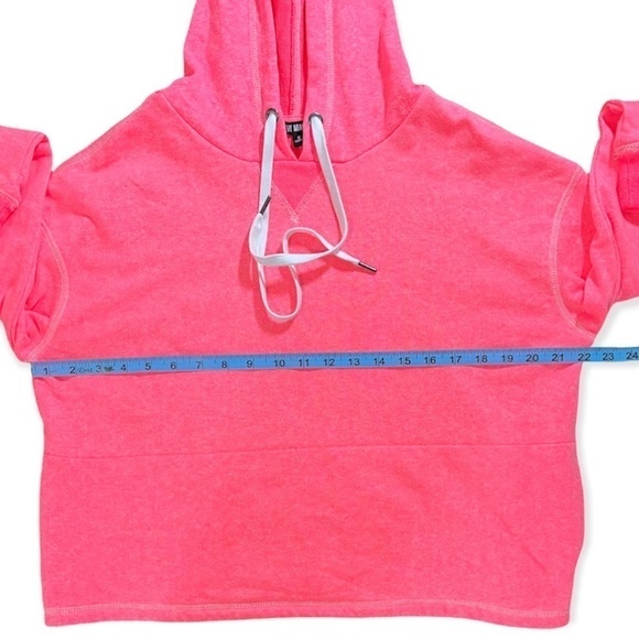 Steve Madden Neon Cropped Hoodie Sweatshirt sz S - Picture 7 of 11